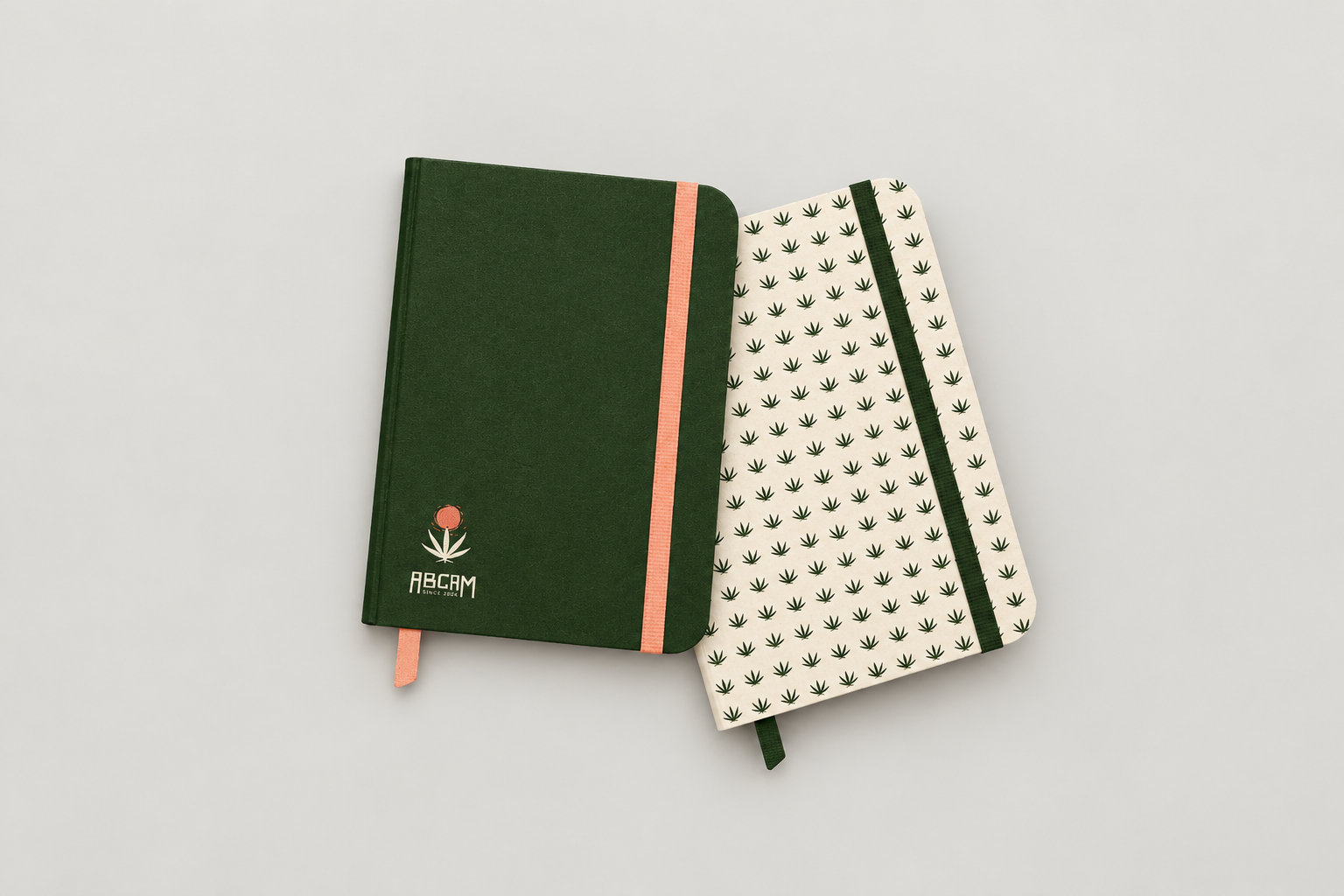 Dois cadernos personalizados da ABCAM Semiárido